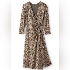SOFT SURROUNDINGS KNIT WRAP DRESS
